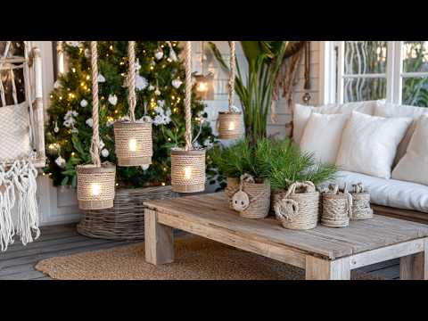 14 Coastal Christmas Living Room Decor Ideas 2025