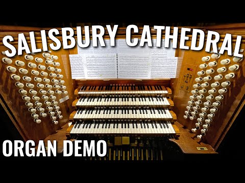 🎵 Salisbury Cathedral Organ Demonstration | UK's best Tuba?