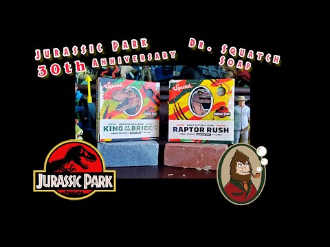 Jurassic Park 30th Anniversary Dr. Squatch Soap Review