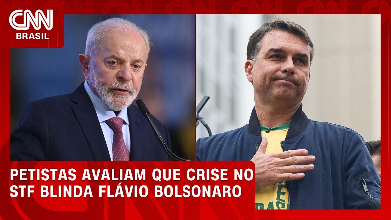 Petistas avaliam que crise Moraes-Mendonça no STF blinda Flávio Bolsonaro | CNN 360º