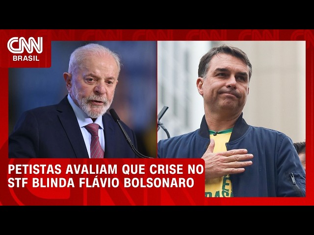 Petistas avaliam que crise Moraes-Mendonça no STF blinda Flávio Bolsonaro | CNN 360º