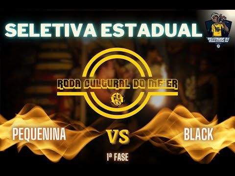 Batalha de Mc´s  - Seletiva estadual RJ  - Pequenina X Black  - Roda Cultural do Méier - 1ª fase