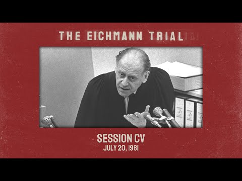 The Eichmann Trial: Session 105 (subtitled)