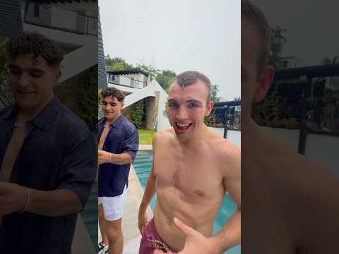 Detrás de cámaras del video de la alberca📸🙌🏼💦
