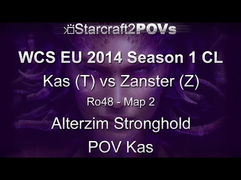 SC2 HotS - WCS EU 2014 S1 CL - Kas vs Zanster - Ro48 - Map 2 - Alterzim - Kas