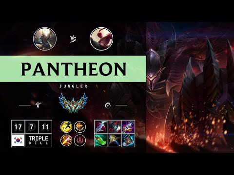 Pantheon Jungle vs Lee Sin - KR Challenger Patch 14.12