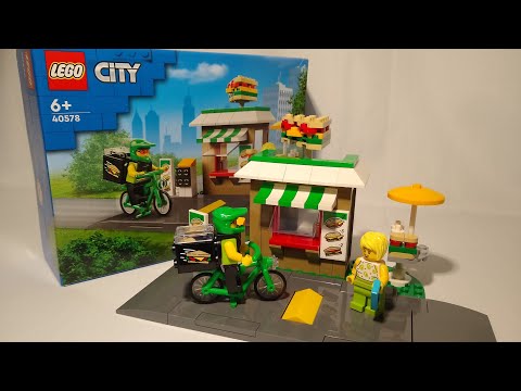 LEGO City Sandwich Shop 40578 (GWP) Speedbuild!