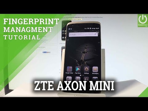 How to Add Fingerprint ZTE Axon Mini - Lock / Unlock by Fingerprint