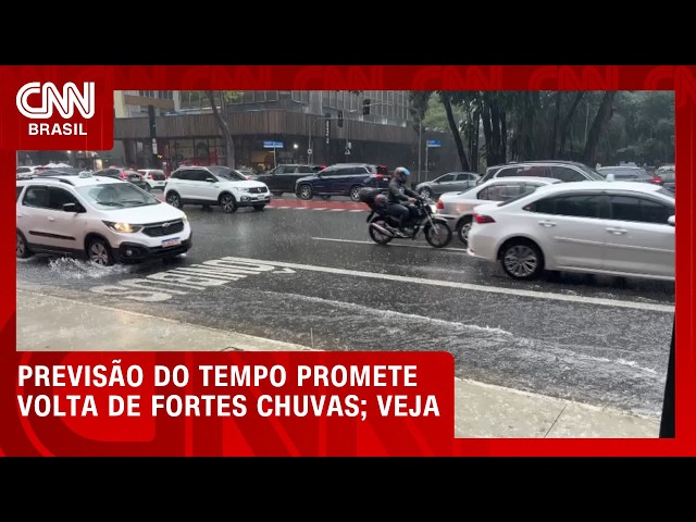 Centro-Sul entra em novo período de fortes chuvas | CNN PRIME TIME