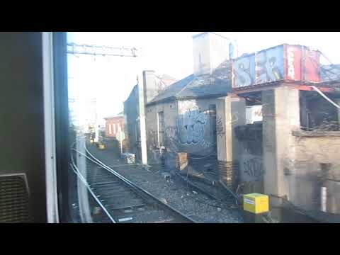 IE 8100 Class Dart LOW RAIL ADHESION Between Tara Street And Dublin Connolly !