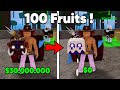 100 Fruits en 10 Minutes (Blox Fruits)
