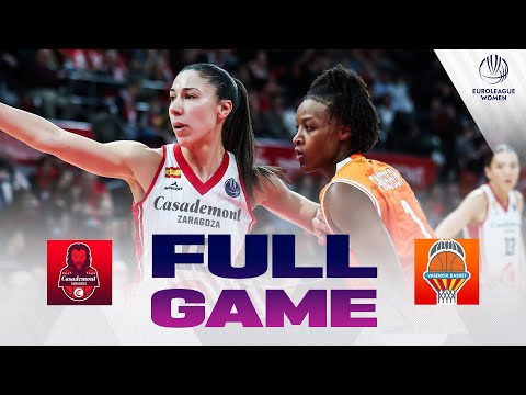 Second Round | ZARAG v VBC | Full Basketball Game | EuroLeague Women 2025-26