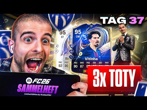 OMG I PULLED 3 TOTY CARDS!! 😱💎 Can I COLLECT ALL CARDS in FC 26?! DAY 37 🧐🧪