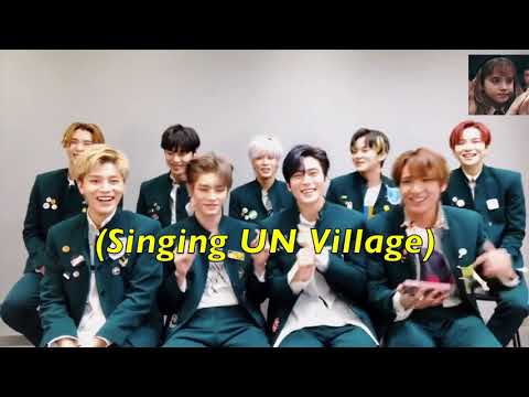 NCT 127 & EXO Baekhyun sing UN Village on V-live