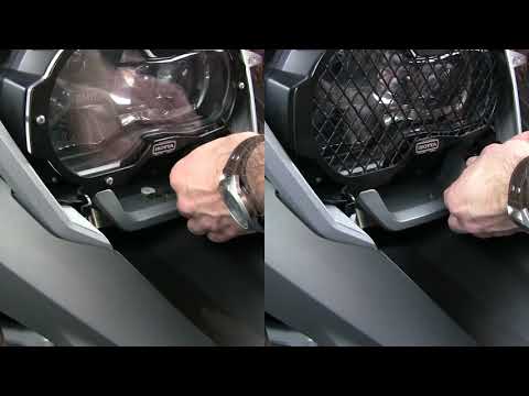 headlight protector 2013-2016 SCHEINWERFERSCHUTZ KLAPPBAR BMW R1200GS LC