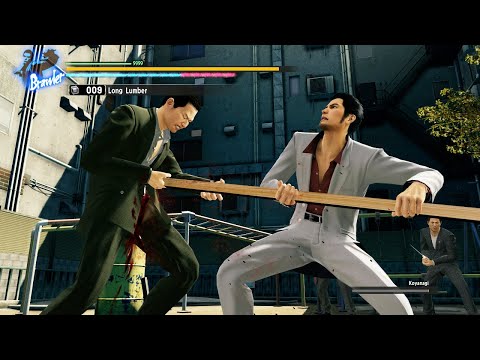 Yakuza Kiwami (PC) - Fighting Gameplay & Brutal Heat Actions - 4K/60FPS