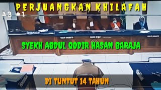 Download lagu PERJUANGKAN KHILAFAH  SYEKH ABDUL QODIR HASAN BARAJA DI TUNTUT 14 TAHUN PENJARA mp3