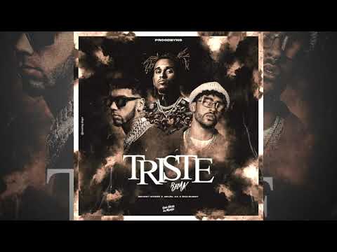 Triste Remix Official (IA) - Anuel AA x Bad Bunny x Bryant Myers (Audio Oficial)
