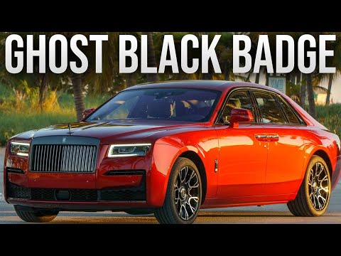 2022 Rolls Royce Ghost Black Badge is insanely luxurious!