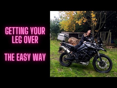 Getting your leg over - the easy way to get on and off your bike