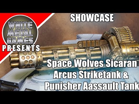 Showcase Space Wolves Sicaran Arcus Striketank - Punisher Assault Tank
