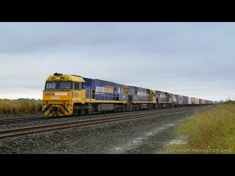 6PM7 Pacific National Intermodal Containers (23/11/2020) - PoathTV Australian Trains & Railways