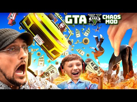 GTA 5 CHAOS MOD! Every 30sec Something Bad Happens!  Roblox Robux vs Chores Challenge (FGTeeV)