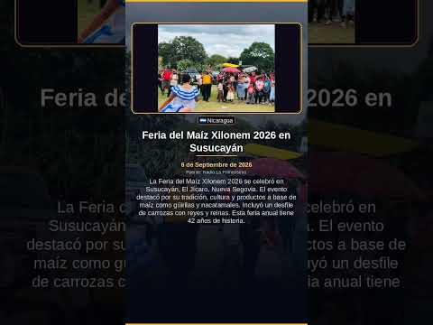 Feria del Maíz Xilonem 2026 en Susucayán