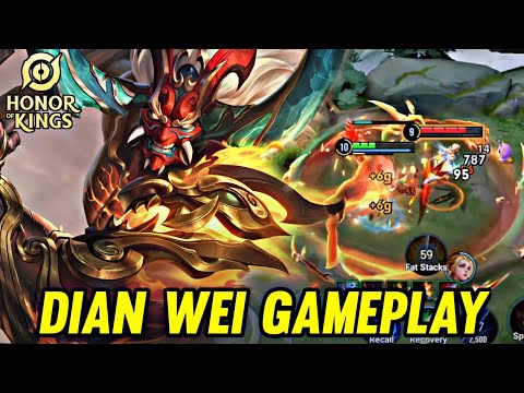 HOK : DIAN WEI GAMEPLAY | IN JUNGLE - HONOR OF KINGS