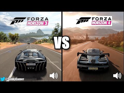 Forza Horizon 4 vs Forza Horizon 3 - Comparison Gameplay