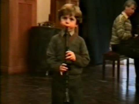 Julian Bliss (Age 4) playing The Holburg Suite-Greig and Stranger on the Shore