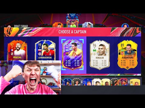 HIGHEST RATED ATTACK EVER IN A 190 FUT DRAFT!! - FIFA 21