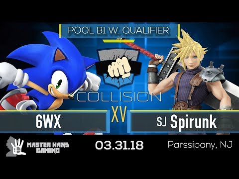 Collision XV -  6WX (Sonic) vs SJ | Spirunk (Cloud) - Pool B1 W Qualifier