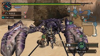 G-Rank Quest Plum Daimyo Hermitaur! | HR 7 Key Quest | Monster Hunter Freedom Unite (PSP)