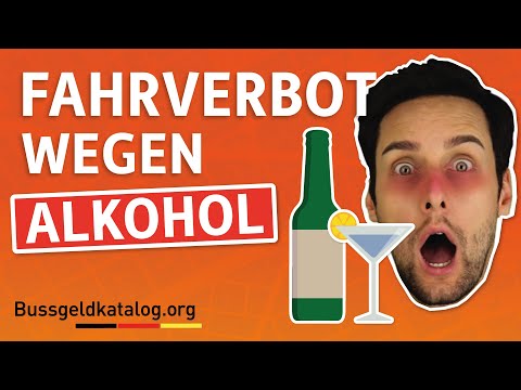 🚫Fahrverbot nach Alkohol am Steuer: 🍷 Wann droht euch das?