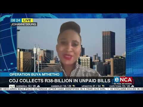 City of Johannesburg collects R38 billion in unpaid bills