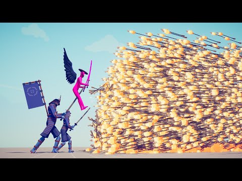 SHOGUN & DEFLECT GOD & SAMURAI vs EVERY GOD - Totally Accurate Battle Simulator TABS