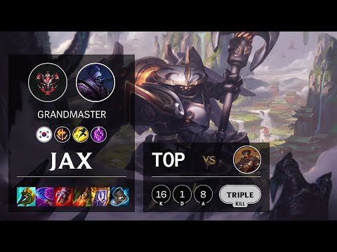 Jax Top vs Viktor - KR Grandmaster Patch 11.24