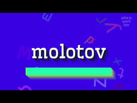 How to say "molotov"! (High Quality Voices)