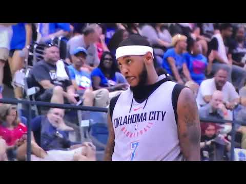 Carmelo Anthony & Paul George Highlights OKC Thunder Blue & White scrimmage 2017