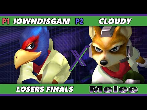 S@X 513 Losers Finals - Cloudy (Fox) Vs. Iowndisgam (Falco) Smash Melee - SSBM