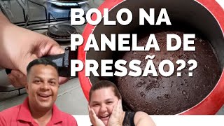 BOLO NA PANELA DE PRESSO EM 10 MINUTOS #shorts