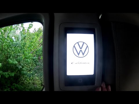 How the control panel works in the VW California T7 Ocean