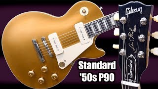 Video thumbnail for The NEW Standard 50s P90 Gold Top | 2019 Gibson Original Collection Les Paul Review and Demo by The Trogly's Guitar Show