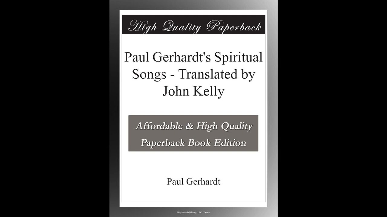 Paul Gerhardt's Spiritual Songs