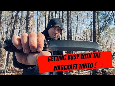 The Cold Steel Warcraft Tanto is a POWERFUL Combat Knife