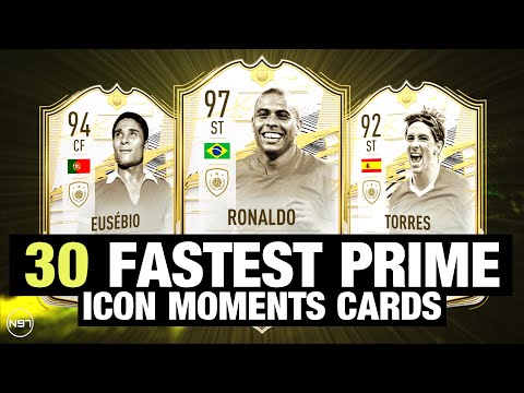 FIFA 21 | TOP 30 FASTEST PRIME ICON MOMENTS | ft. Ronaldo R9, Torres, Eusebio, Overmars,...