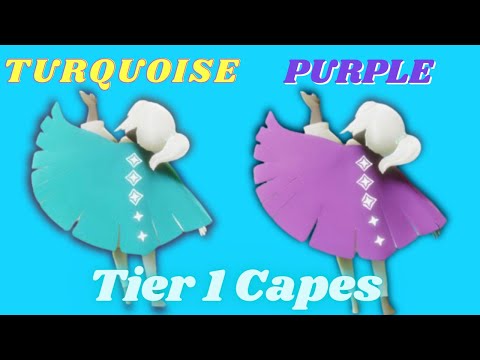 Turquoise and Purple Cape Review | Sky: Children of the Light