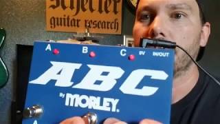 Video thumbnail for Morley ABC Switch and Bi-Amp Setup Demo by mindlantern