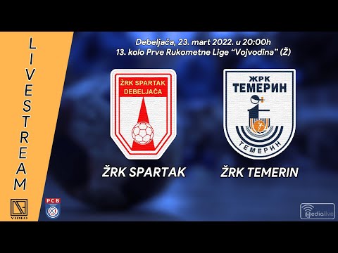 13. kolo PRL "Vojvodina" (Ž): ŽRK SPARTAK (Debeljača) - ŽRK TEMERIN (Temerin)